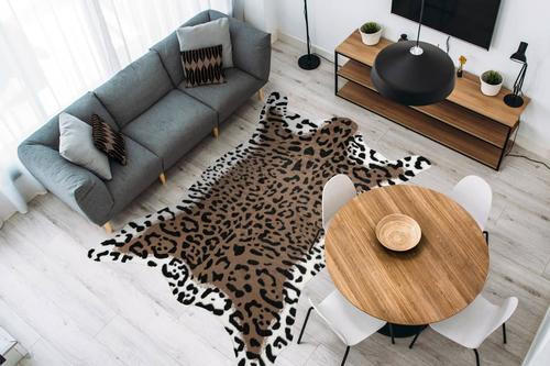 KUNSTFELL 160/230 cm Schwarz, Weiß  - Schwarz/Weiß, Basics, Kunststoff/Textil (160/230cm) - Kayoom
