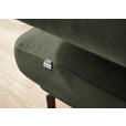 ECKSOFA in Chenille Olivgrün  224/305 cm  - Schwarz/Olivgrün, Design, Textil/Metall (224/305cm) - Dieter Knoll