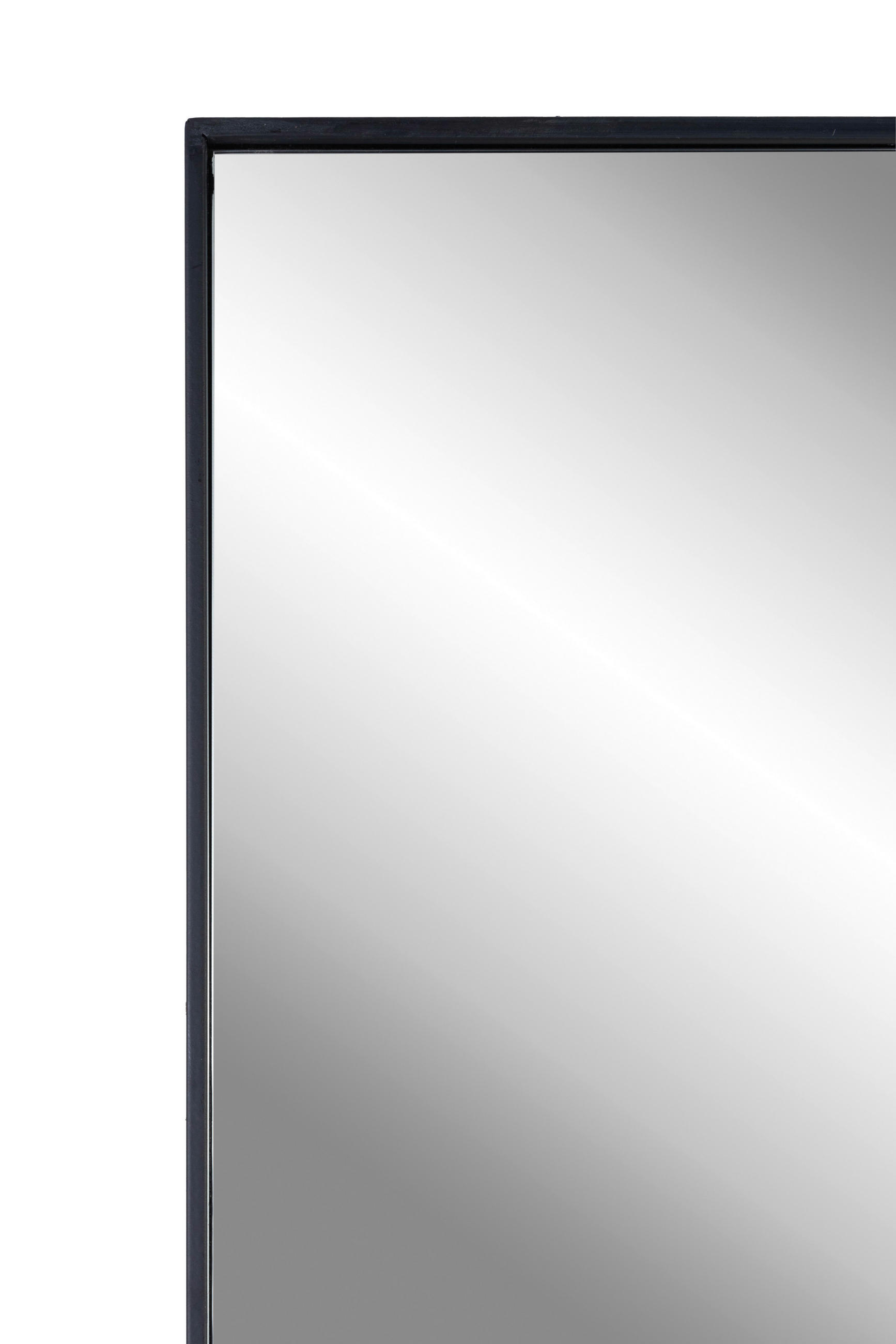 WANDSPIEGEL 80/170/3 cm    in rechteckig  - Schwarz, Design, Glas/Holzwerkstoff (80/170/3cm) - MID.YOU