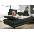 ECKSOFA in Echtleder Dunkelgrün  310/180 cm  - Dunkelgrün/Schwarz, Design, Leder/Metall (310/180cm) - Dieter Knoll