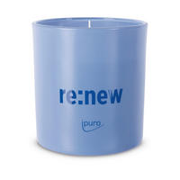 KERZE IM GLAS - Blau, Basics, Glas (7,5/7,5/8,7cm) - Ipuro