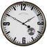 WANDUHR Anthrazit 54 cm - Anthrazit, KONVENTIONELL, Metall (54cm) WANDUHR Anthrazit 54 cm - Anthrazit, KONVENTIONELL, Metall (54cm)