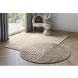 HOCHFLORTEPPICH 130/190 cm Siena Beige  - Beige, Design, Kunststoff/Textil (130/190cm) - Novel