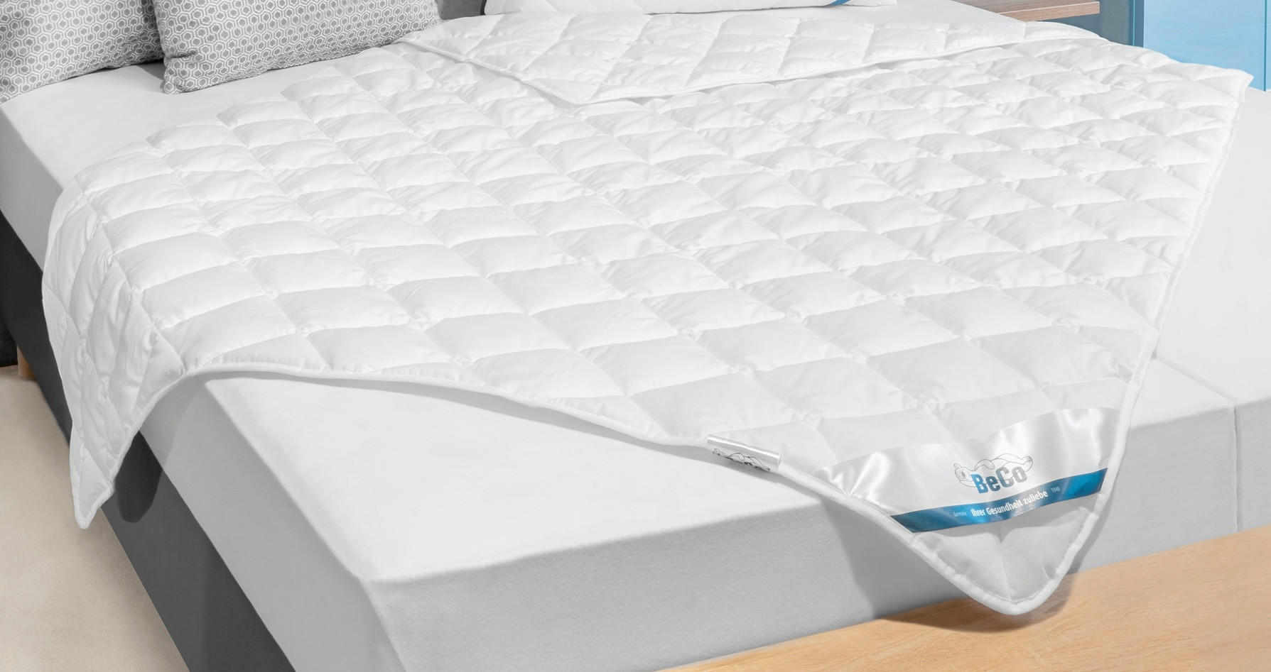 GANZJAHRESDECKE  Antibac Hygiene Plus  135/200 cm   - Weiß, Basics, Textil (135/200cm) - Beco