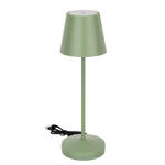 AKKU-TISCHLEUCHTE Denver 11/35 cm  - Grün, Trend, Metall (11/35cm) - Novel