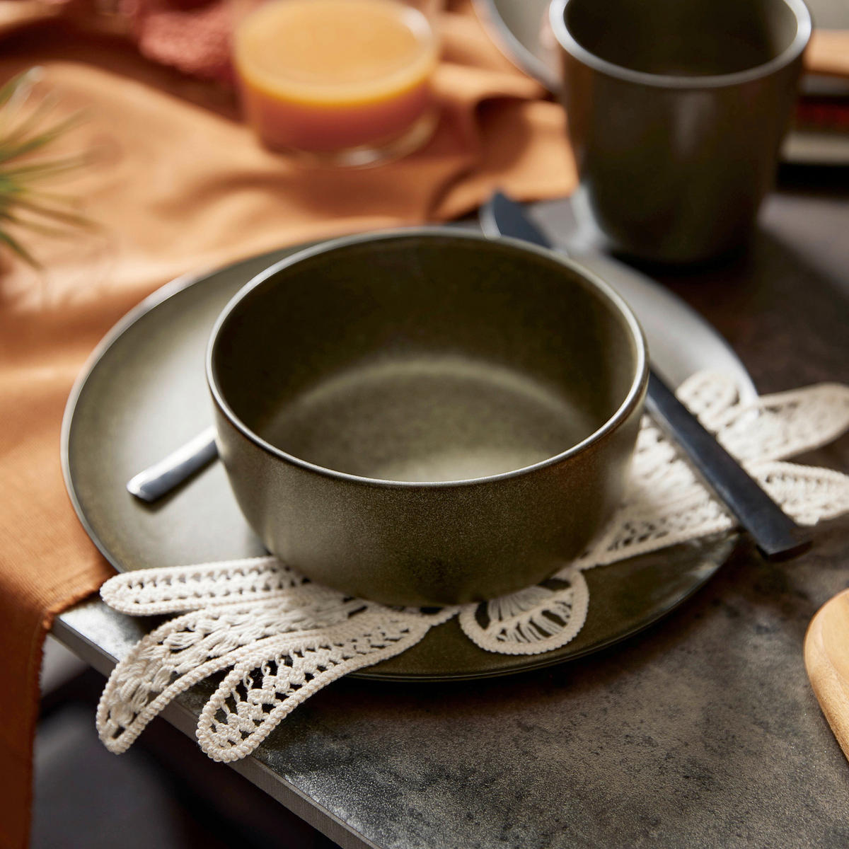 SCHÜSSELSET RAW 6-teilig 13,5 cm  - Graubraun, Basics, Keramik (13,5cm) - Aida