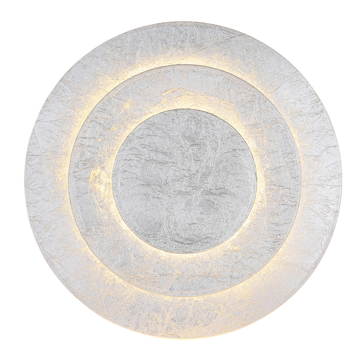 LED-DECKENLEUCHTE  18/7 cm    - Silberfarben, Design, Metall (18/7cm) - Globo