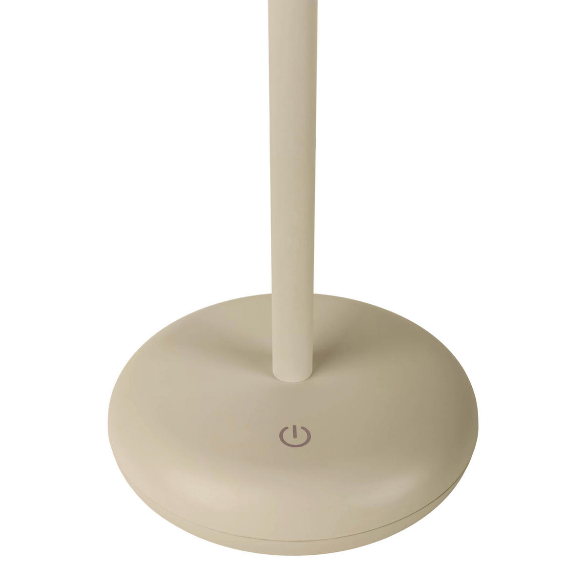 AKKU-TISCHLEUCHTE PASI 10.5/11/26 cm  - Beige, Design, Kunststoff/Metall (10.5/11/26cm) - Näve