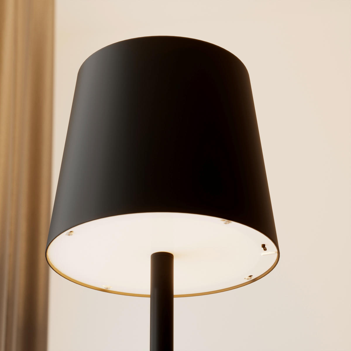 SOLARLEUCHTE  - Schwarz, Design, Kunststoff/Metall (28/149cm) - Ambia Garden