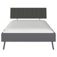 BETT 140/200 cm  in Grau  - Grau, Design, Holzwerkstoff/Textil (140/200cm) - Carryhome