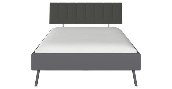 BETT 140/200 cm  in Grau  - Grau, Design, Holzwerkstoff/Textil (140/200cm) - Carryhome