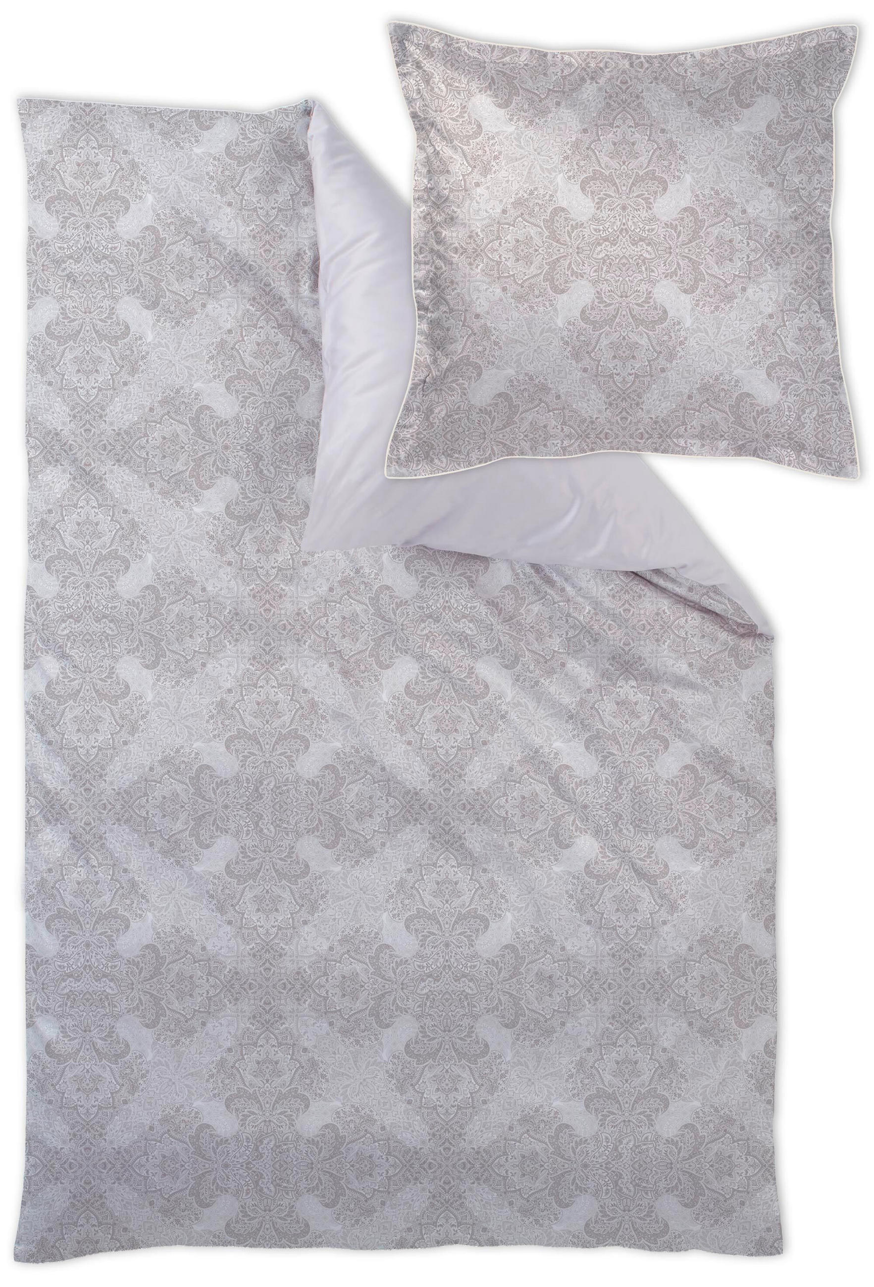 Curt Bauer POSTEĽNÁ BIELIZEŇ, damask, modrá, 140/200 cm