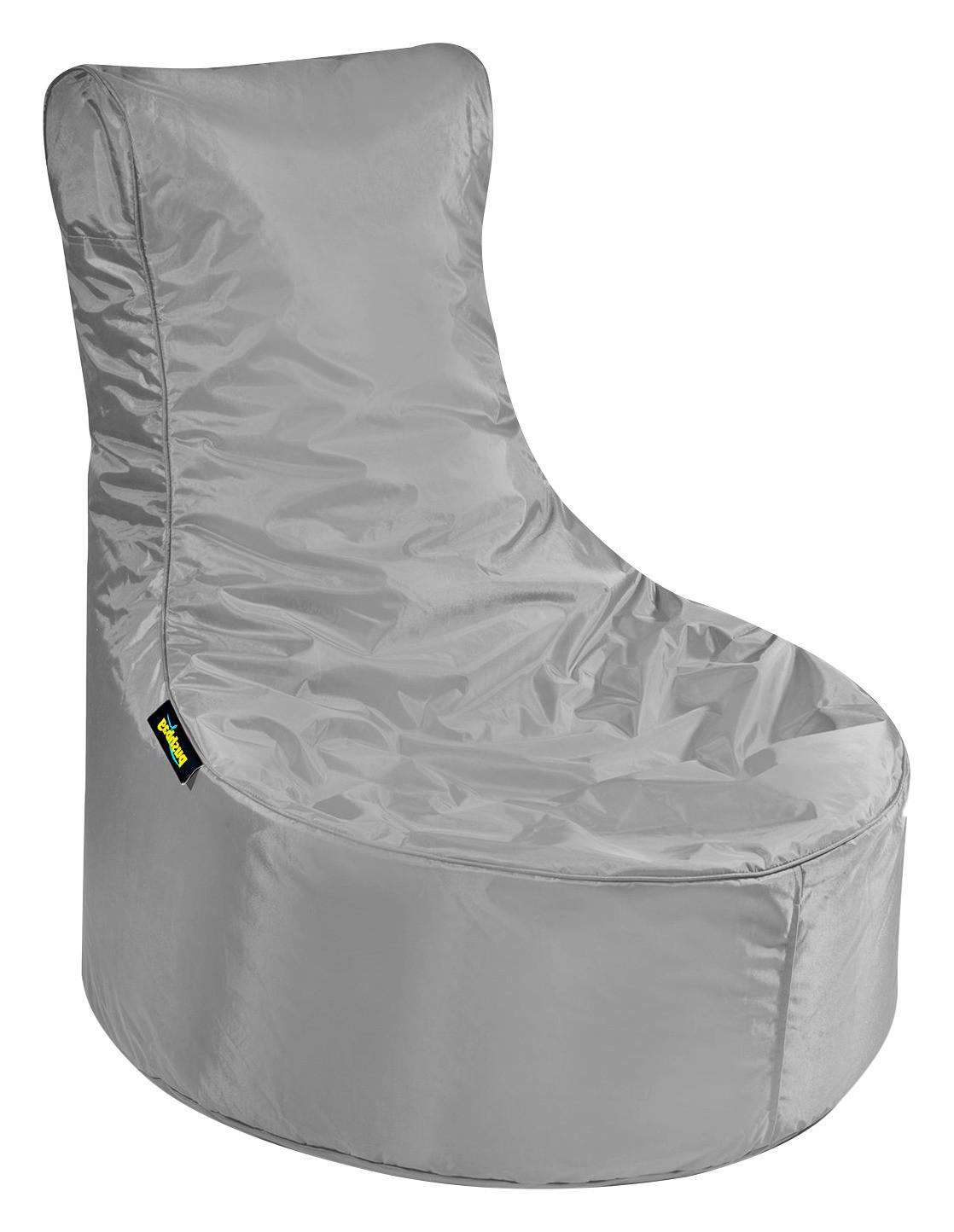 SITZSACK Uni - Grau, Basics, Kunststoff (70/90/80cm) - MID.YOU