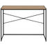 SCHREIBTISCH - Eichefarben/Schwarz, Trend, Holzwerkstoff/Metall (100/75/45cm) - Carryhome SCHREIBTISCH - Eichefarben/Schwarz, Trend, Holzwerkstoff/Metall (100/75/45cm) - Carryhome