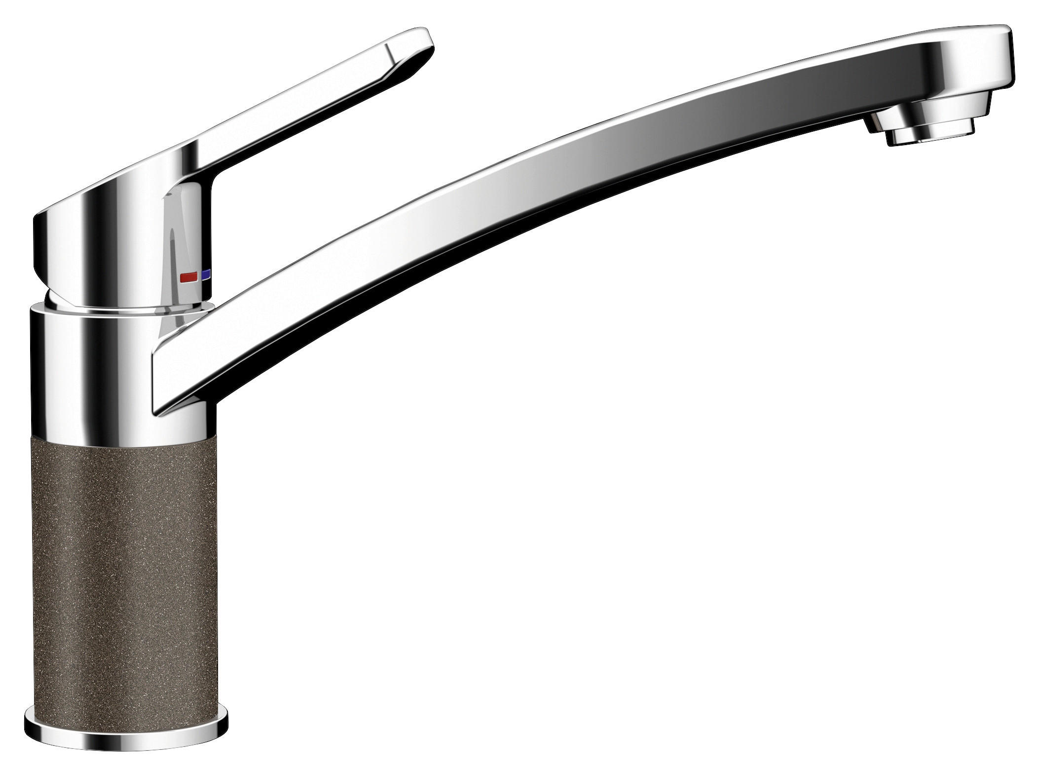 KÜCHENARMATUR 598000BRO  - Chromfarben/Bronzefarben, Basics, Stein/Metall (20,5/17,8/5cm) - Schock