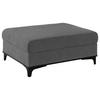 HOCKER Webstoff Grau  - Schwarz/Grau, Design, Holz/Textil (100/41/78cm) - Stylife