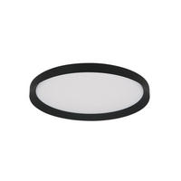 LED-DECKENLEUCHTE Ringlede 40/7 cm   - Schwarz, KONVENTIONELL, Kunststoff/Metall (40/7cm)