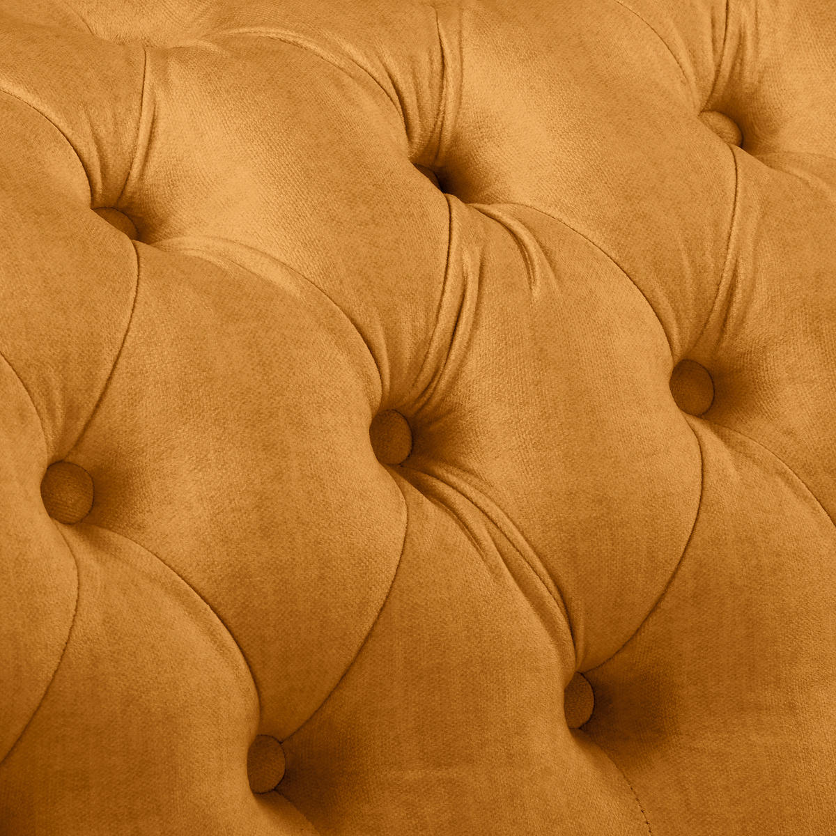 ECKSOFA Laura Bernsteinfarben Mikrofaser  - Bernsteinfarben/Creme, Design, Holz/Textil (284/182cm) - P & B