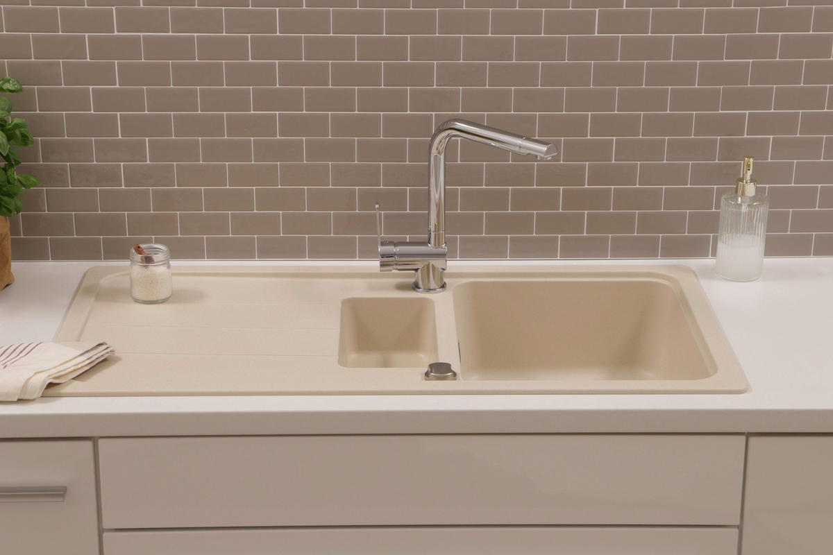 DISKHO AUSTIN100X501,5BV  - cremefärgad, Design, sten (100/20/50cm) - Respekta