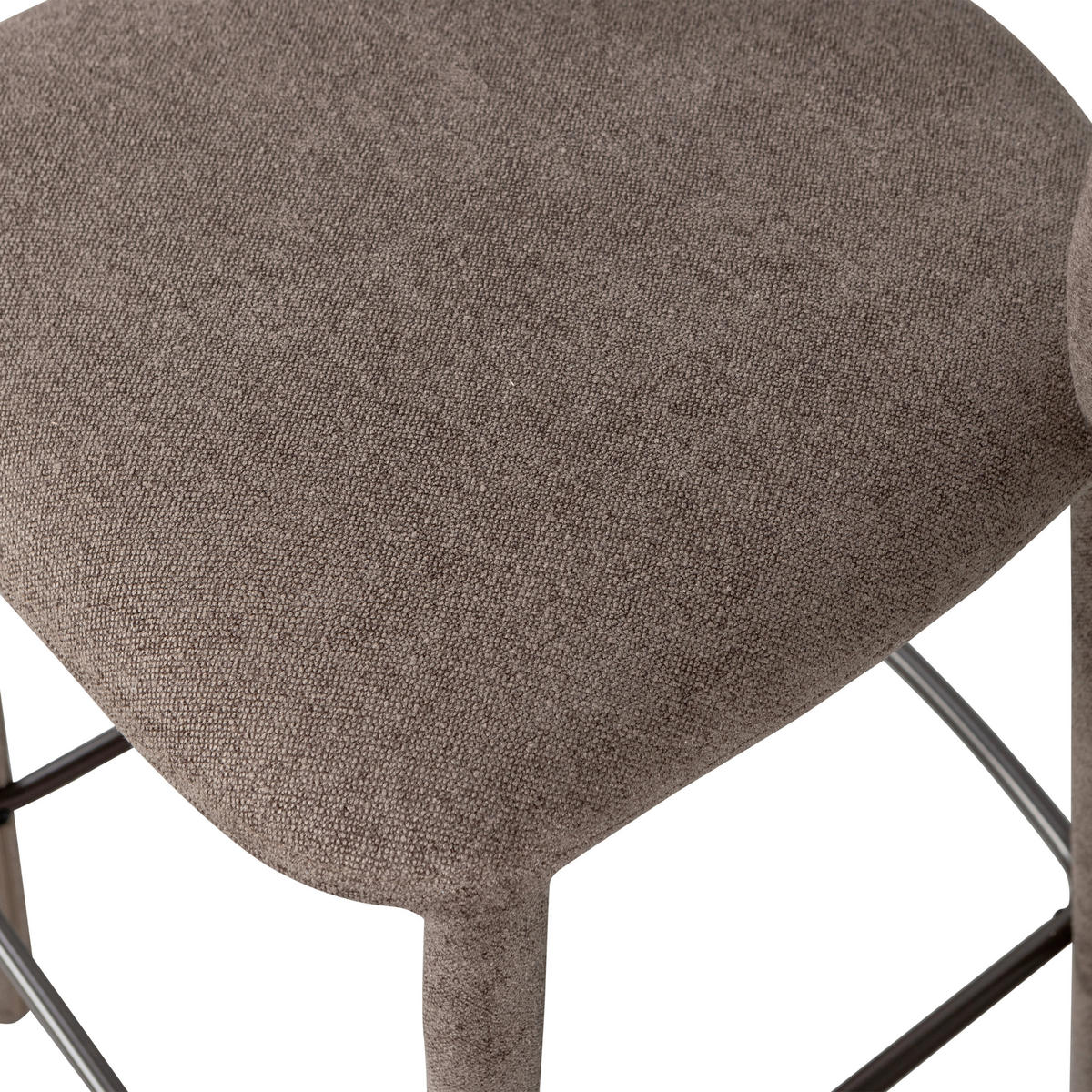 BARHOCKER in Textil Taupe  - Taupe, MODERN, Textil (48/95/52cm) - Livetastic