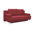 SCHLAFSOFA Rot - Chromfarben/Rot, Design, Textil/Metall (203/97/106cm) - VENDA