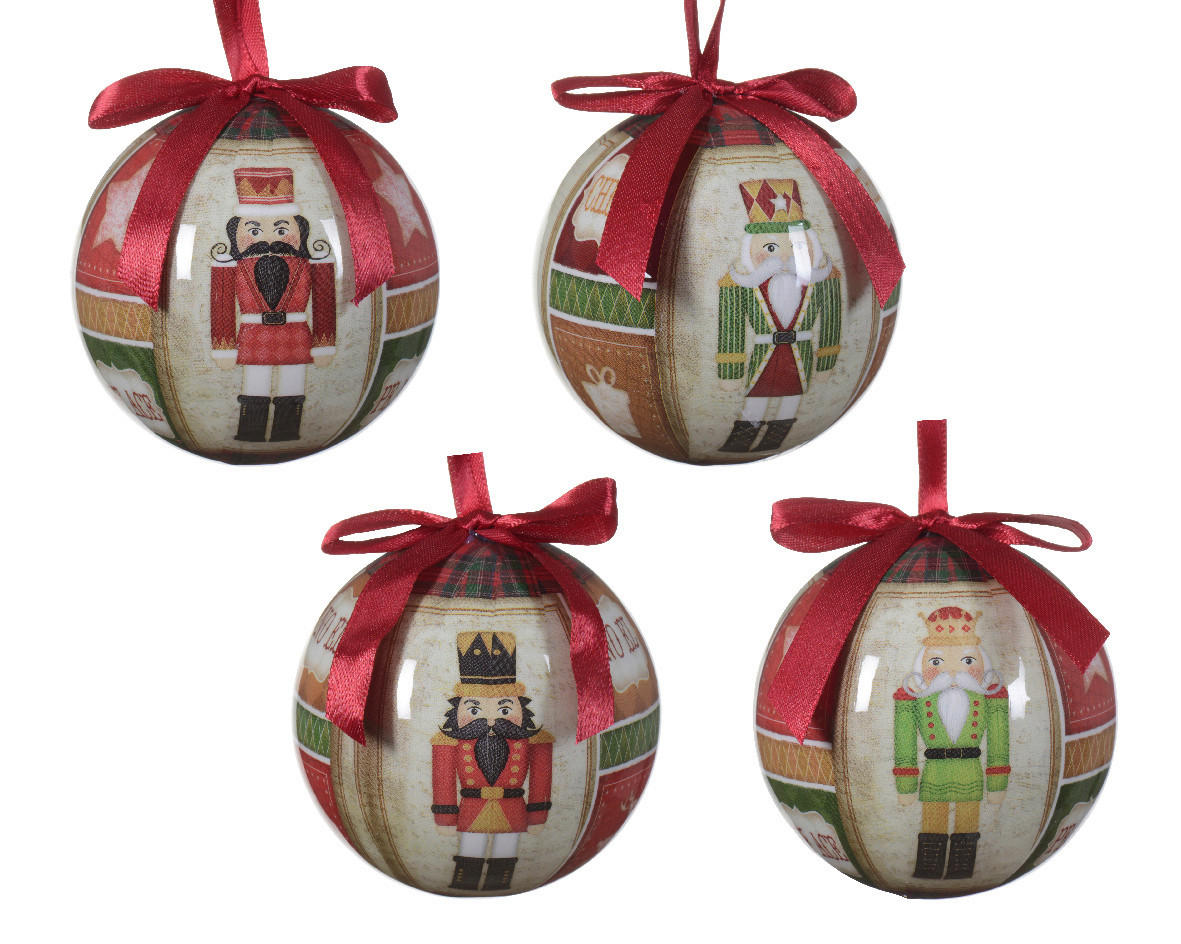 CHRISTBAUMKUGEL 8 cm  - Multicolor, LIFESTYLE, Kunststoff (8cm)