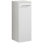 MIDISCHRANK 30,5/81/32 cm  - Chromfarben/Weiß, MODERN, Metall (30,5/81/32cm) - Voleo