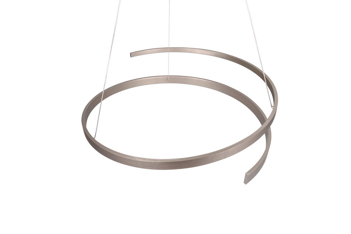 LED FÜGGŐLÁMPA 75/200 cm  - nikkel, Design, fém (75/200cm) - Cinque