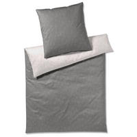 BETTWÄSCHESET Makosatin 160/210 cm  50 cm/70 cm  - Naturfarben, Basics, Textil (160/210cm) - Joop!