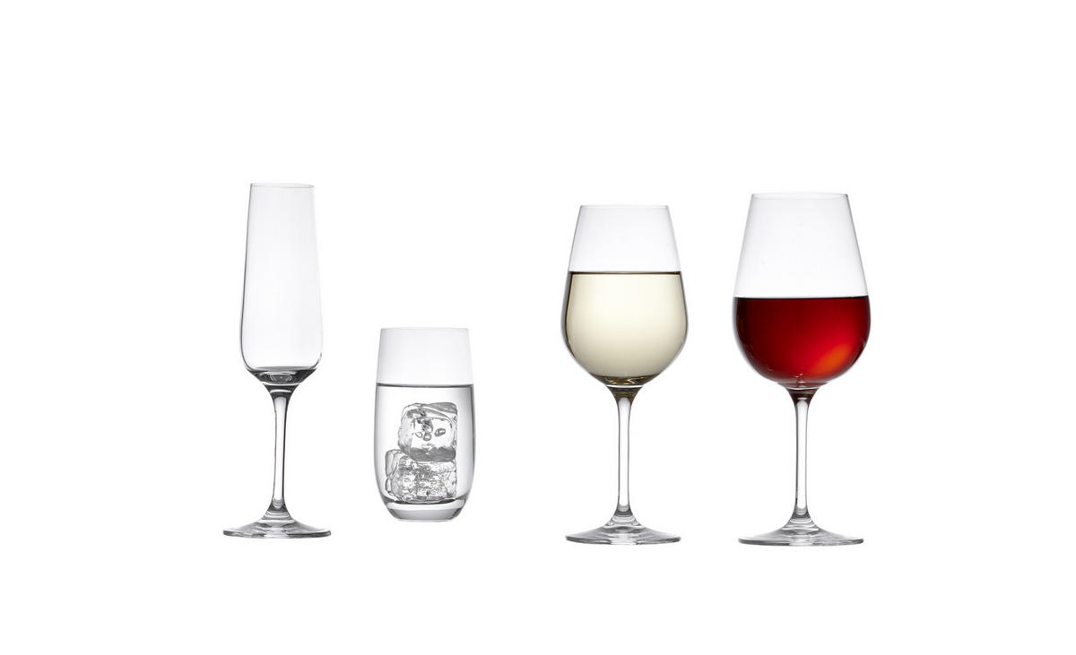 Sektglas-Set Tivoli  6-teilig  - Klar, Basics, Glas (7/23cm) - Leonardo