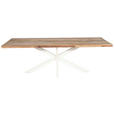 TISCHGESTELL in Metall 160/70/72 cm - Creme, Design, Metall (160/70/72cm) - Landscape