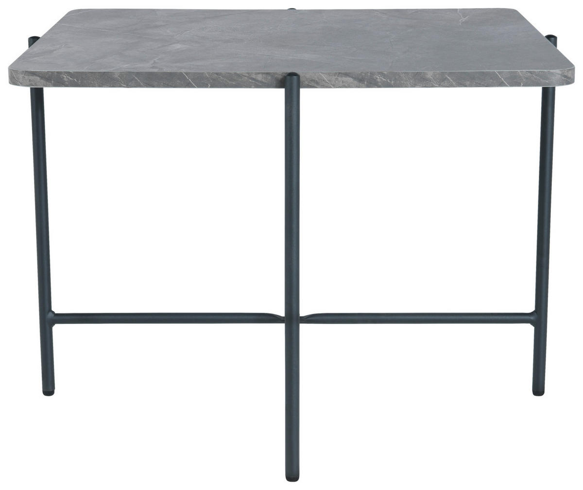 COUCHTISCH in Metall, Holzwerkstoff  - Schwarz/Grau, Design, Holzwerkstoff/Metall (60/45/60cm) - MID.YOU