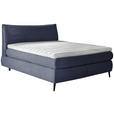 BOXSPRINGBETT 180/200 cm  in Blau  - Blau/Schwarz, Trend, Holz/Textil (180/200cm) - Esposa