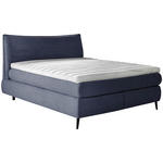 BOXSPRINGBETT 180/200 cm  in Blau  - Blau/Schwarz, Trend, Holz/Textil (180/200cm) - Esposa