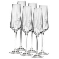 GLÄSERSET Eva  6-teilig  - Klar, Basics, Glas (6,5/25cm) - Van Well