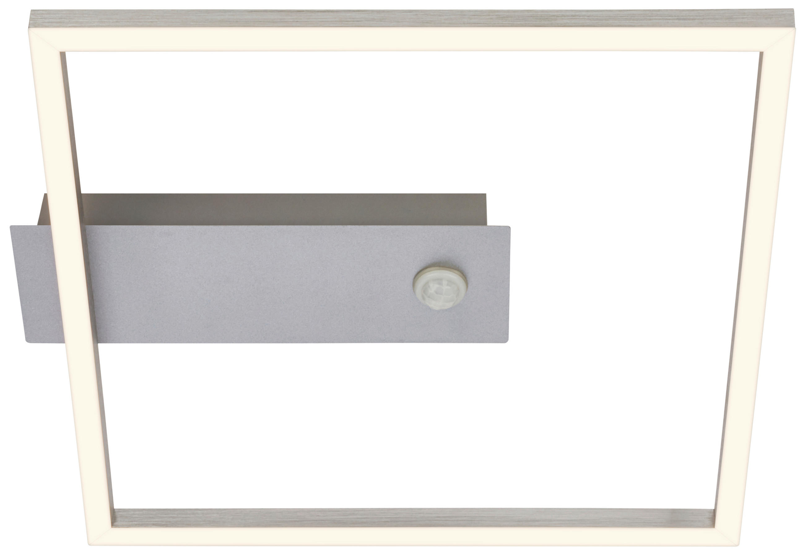 LED-DECKENLEUCHTE 32/30/5 cm   - Alufarben, Design, Kunststoff/Metall (32/30/5cm)