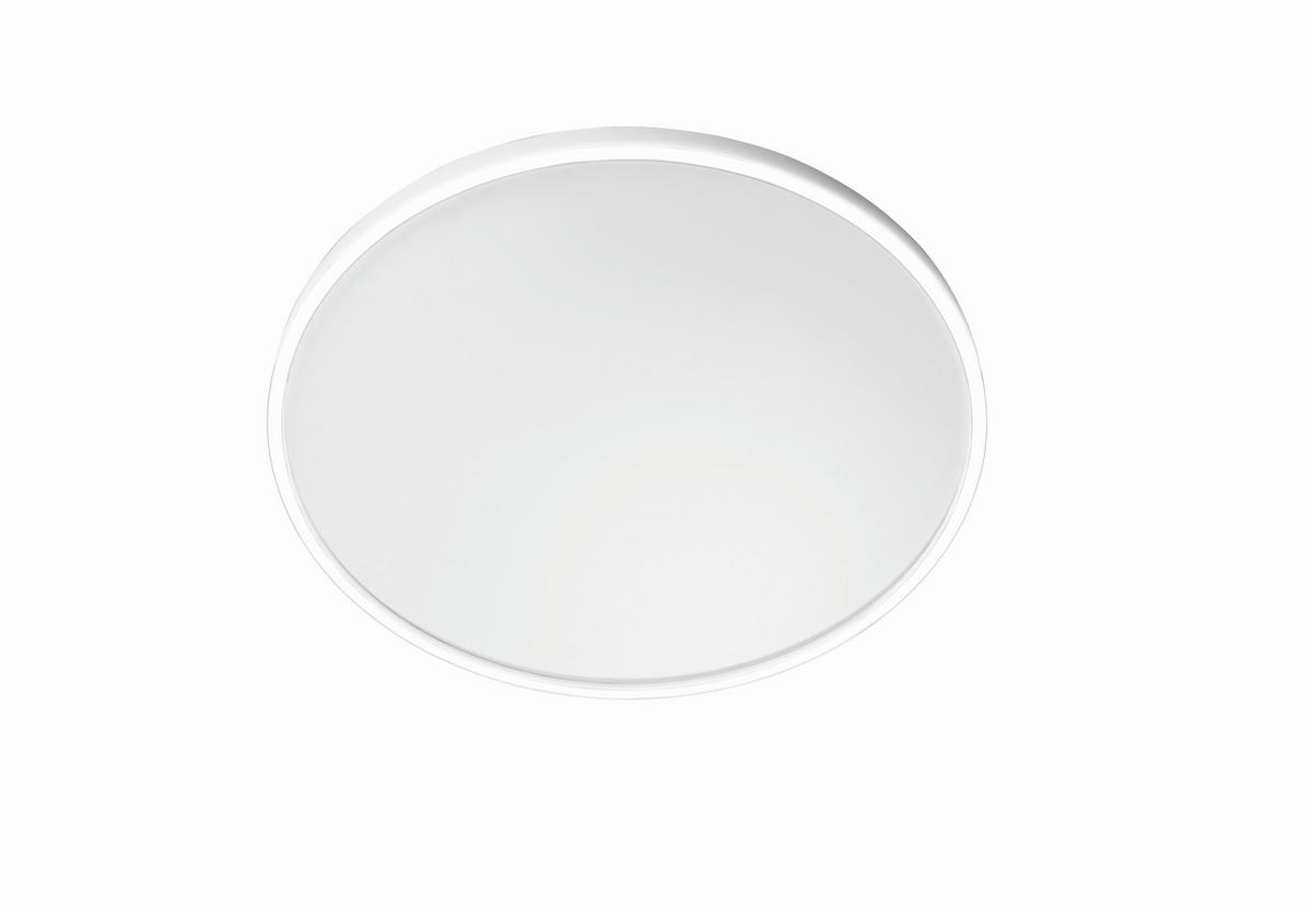 LED-DECKENLEUCHTE 80/4 cm    - Weiß, Basics, Metall (80/4cm) - BOPP