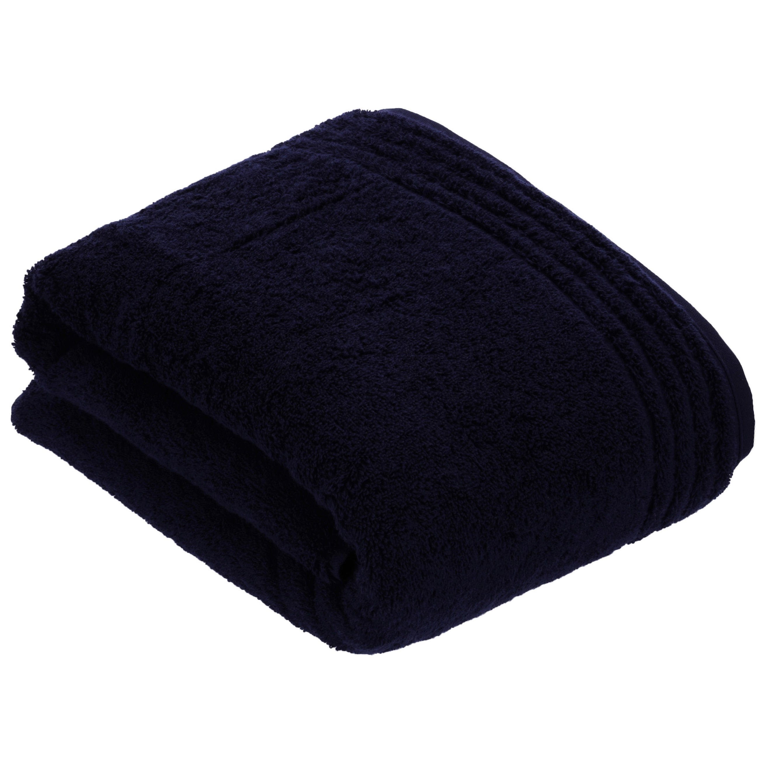 BADETUCH Vienna Style Supersoft NOS Vossen Wäsche Blau 150/100 cm  - Blau, Basics, Textil (150/100cm) - Vossen