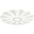 LED-DECKENLEUCHTE 55/7,5 cm   - Opal/Weiß, Design, Kunststoff/Metall (55/7,5cm) - Novel