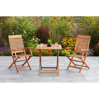 BALKONSET  - Braun, KONVENTIONELL, Holz - Gardenson