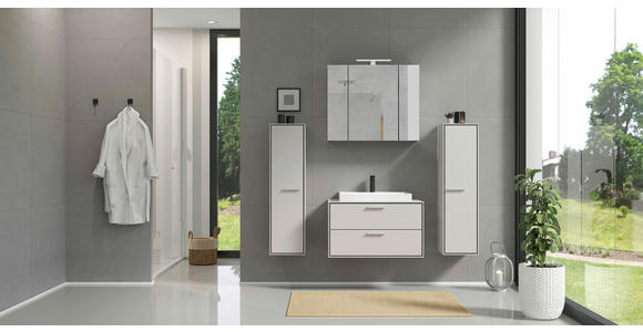 MIDISCHRANK 31/112/32 cm  - Kaschmir, MODERN, Holzwerkstoff/Metall (31/112/32cm) - Xora