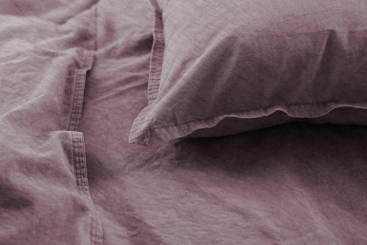 BETTWÄSCHE Flanell 155/220 cm  - Beere, Basics, Textil (155/220cm)