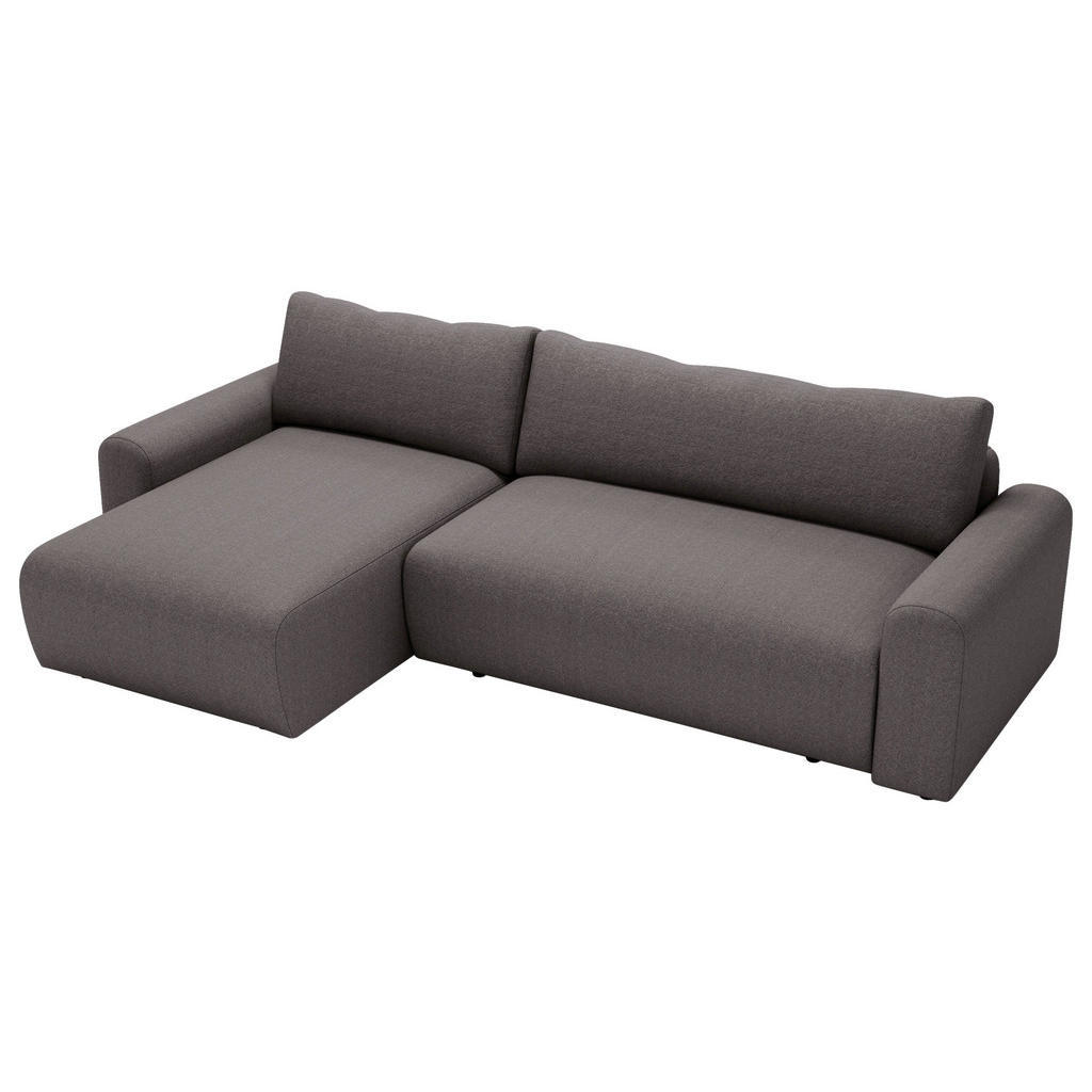 Thumbnail - Livetastic Ecksofa, Anthrazit, Textil, 3-Sitzer, Füllung: Schaumstoffflocken, L-Form, einmalig seitenverkehrt montierbar...