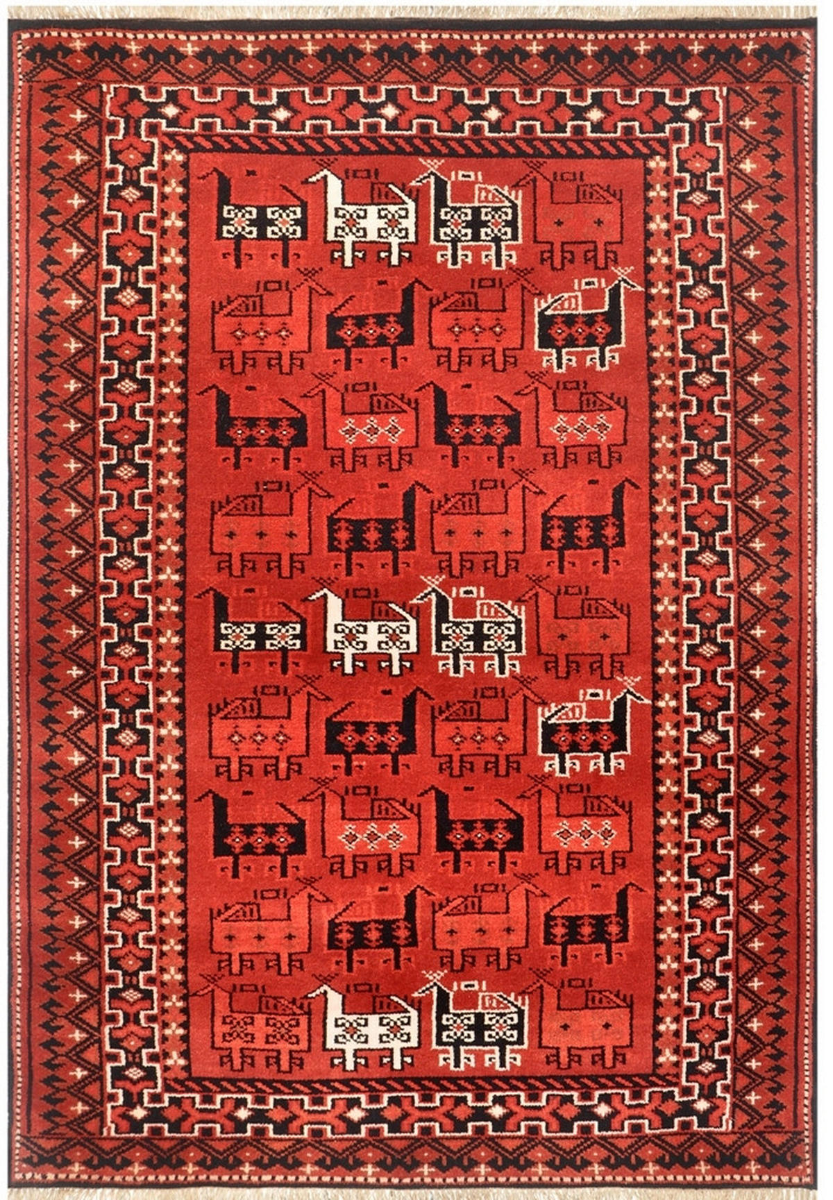 ORIENTTEPPICH 120/180 cm  - Rot, Lifestyle, Textil (120/180cm) - Cazaris