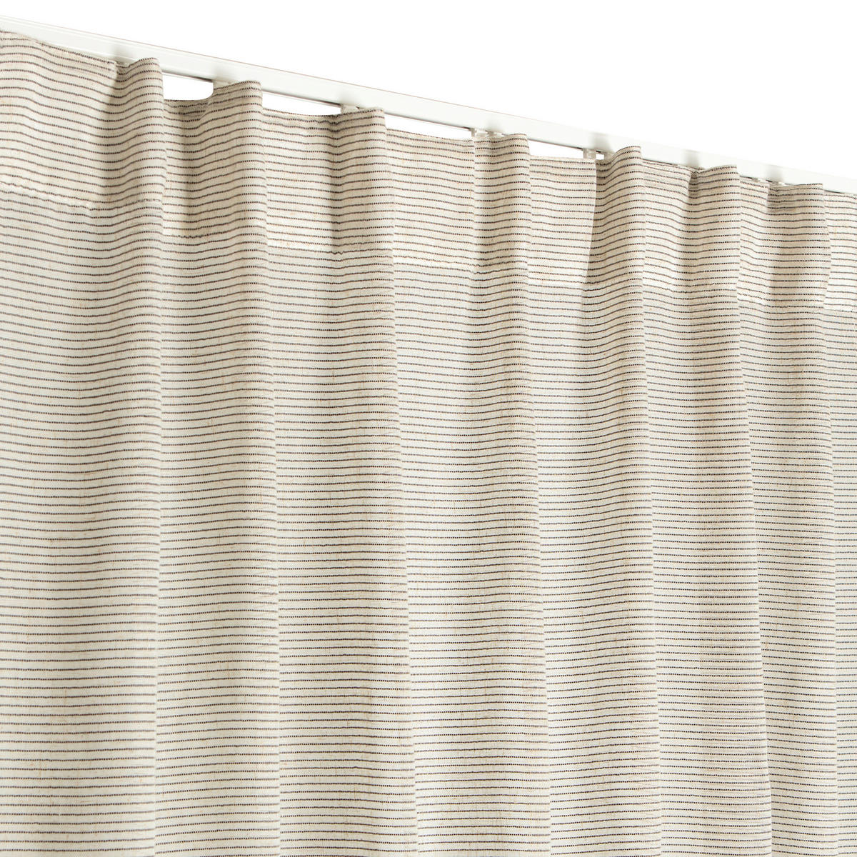 FERTIGVORHANG transparent  - Greige, Basics, Textil (140/240cm)