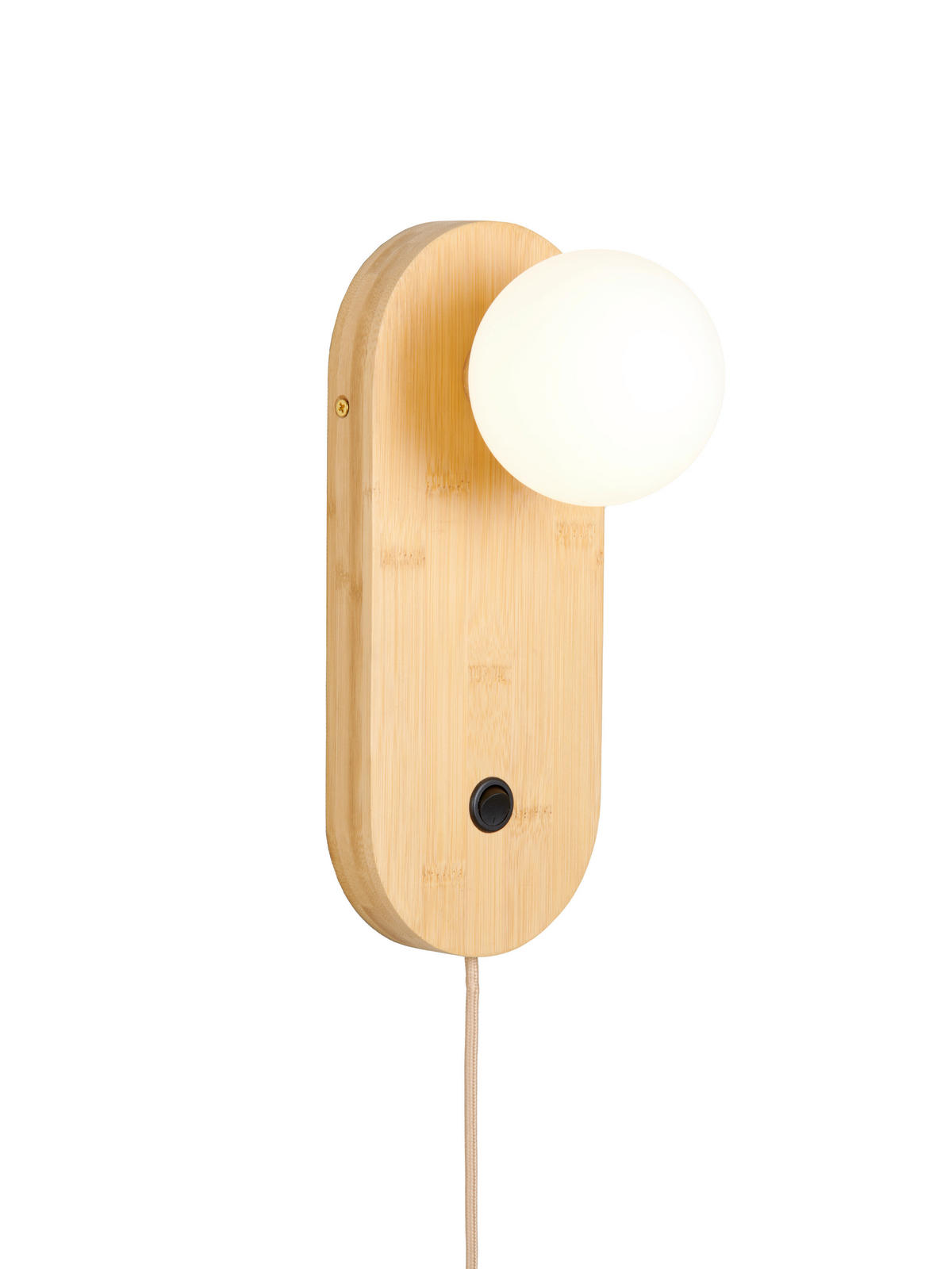 NÁSTENNÉ SVIETIDLO, 14,5/30 cm  - prírodná farba, Trend, drevo (14,5/30cm) - Good & Mojo