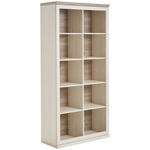REGAL Grau, Weiß  - Weiß/Grau, Design, Holzwerkstoff (100/209/43cm) - Hom`in