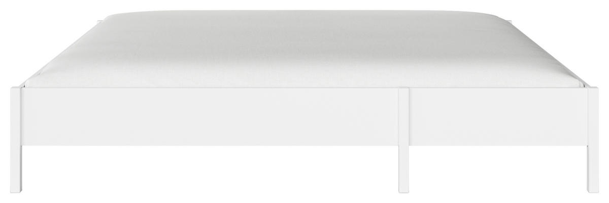 BETT 240/200 cm  in Weiss   - Weiss, Modern, Holzwerkstoff (240/200cm) - Rauch Möbel