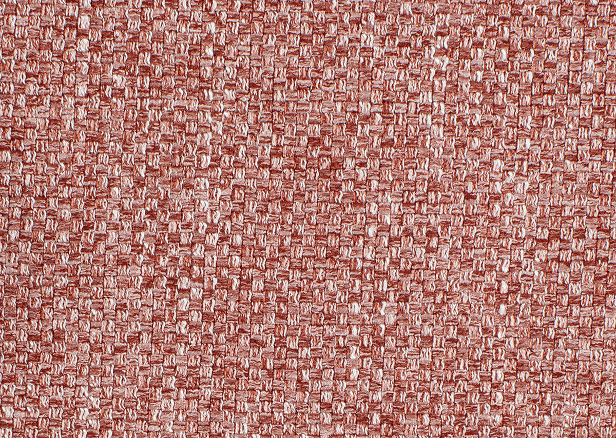 ECKSOFA in Flachgewebe Rot  - Rot/Schwarz, Modern, Textil/Metall (203/227cm) - Beldomo System