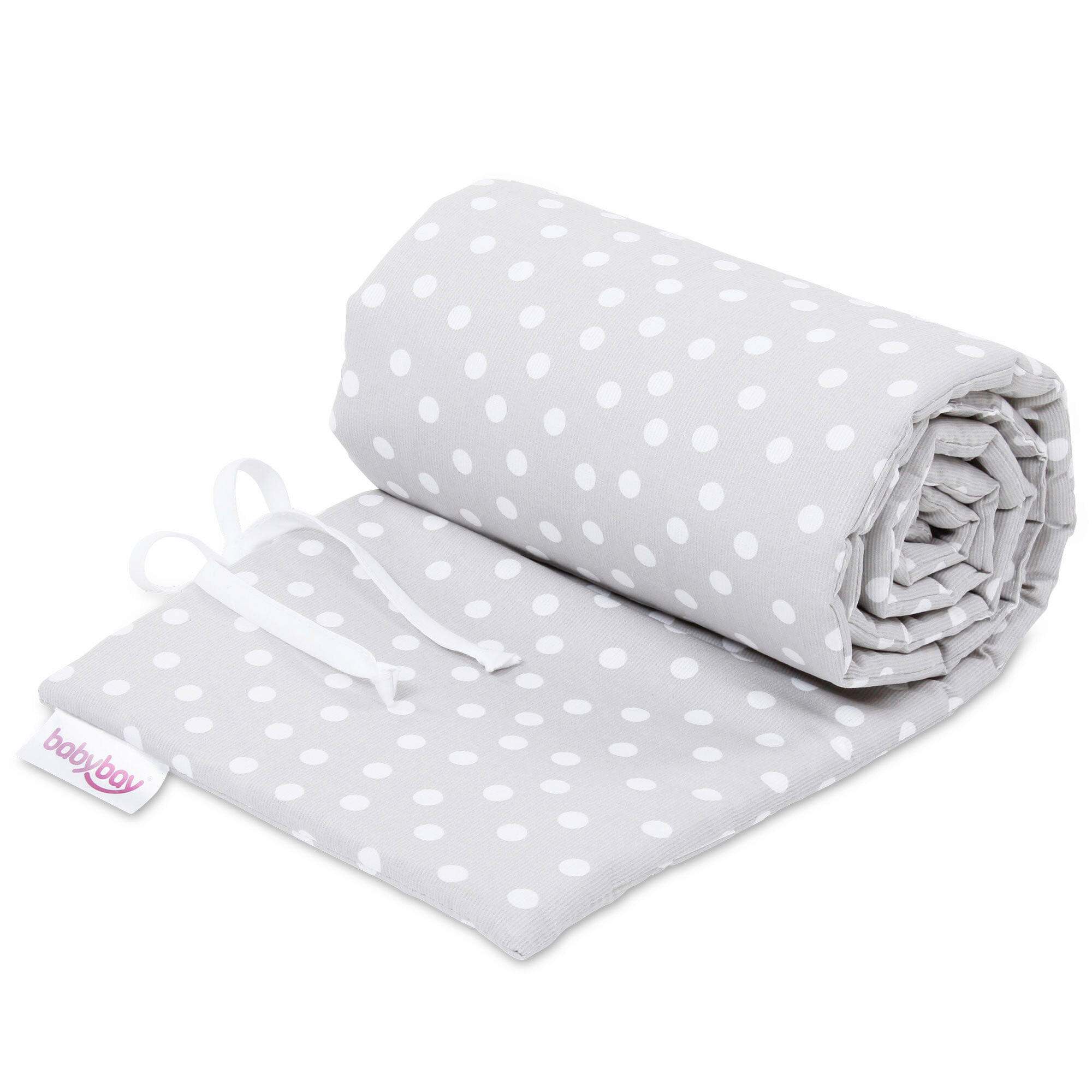 Nestchen Pique Babybay Original    - Weiß/Grau, Basics, Textil (149/24/2cm) - Babybay